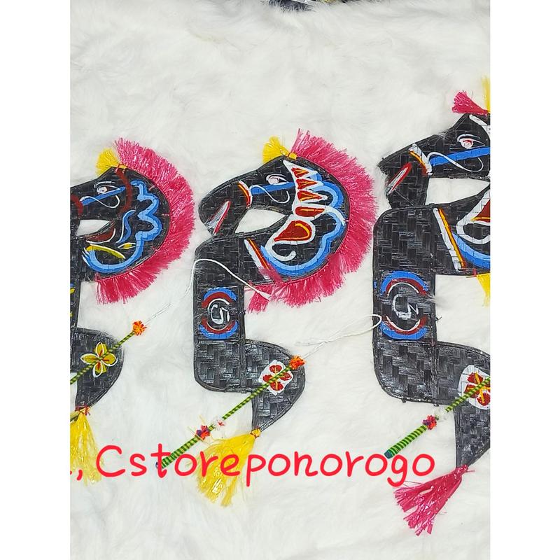 [LSM] JARANAN ANAK + PECUT PAKET MURAH / kuda lumping / kuda lumping anak / kuda pegon / barongan / devil / pecut / cambuk / reog Bambu 2