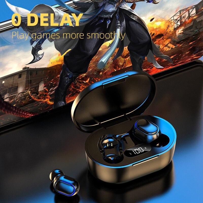 Product Introduction of Tai nghe Bluetooth E7S, tai nghe TWS LED không dây, Bluetooth , giảm tiếng ồn, tai nghe Hadphone, tai nghe âm thanh HIFI 9D, tai nghe nhét tai thể thao với MICPHONE 6