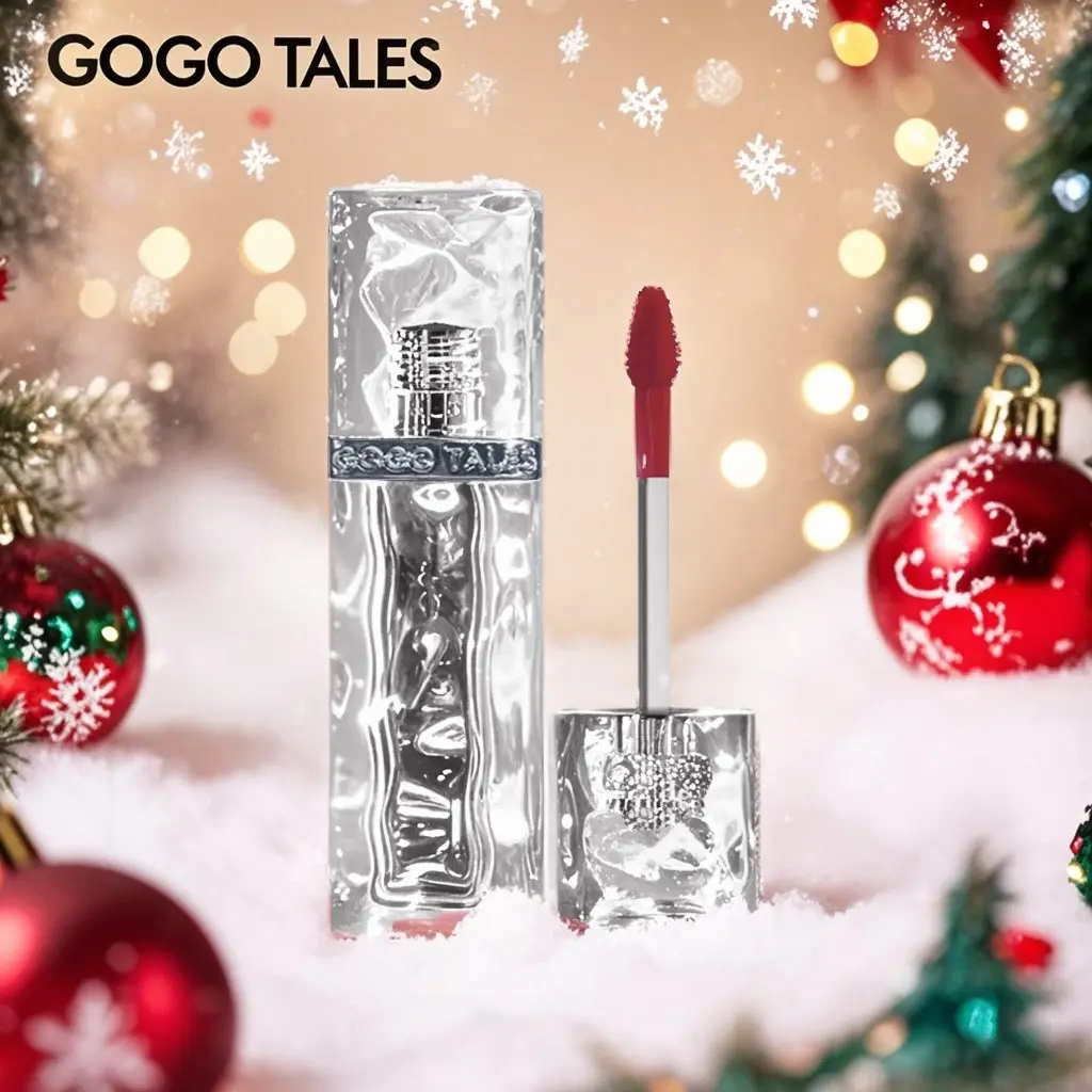 BPOM I GOGOTALES ice lip mud Ice Cube Lip Glaze Lipstik Matte Lipstik Bibir & Pipi Tahan Lama GT620