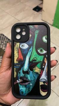 Product Review of Casing Hp Untuk Iphone 11 11 Pro Max 13 6 6S 7 7 Plus8 Plus 8 SE 2020 2022 X XS XR Silikon TPU Pelindung Kamera Topeng Setan Artistik Soft Case Ponsel Penutup from i**🐙 0
