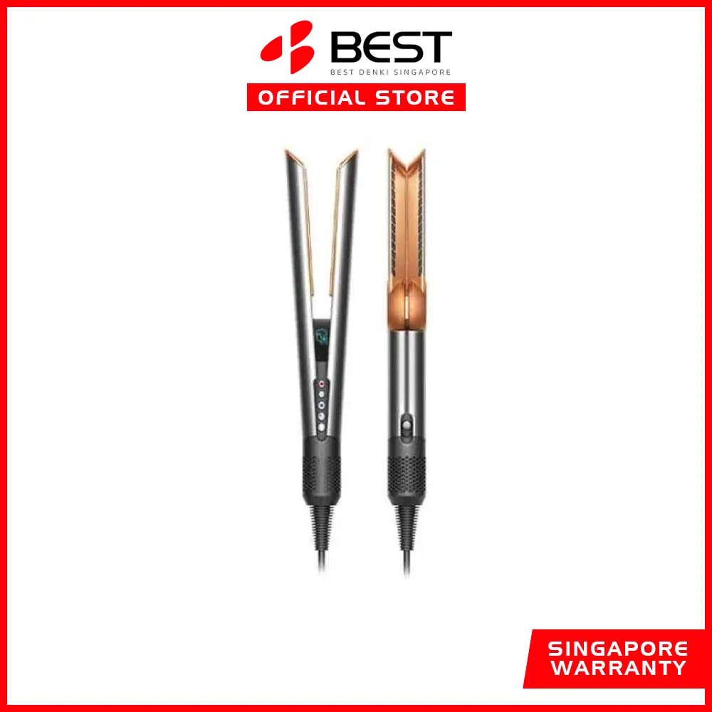 Dyson Air Strait (HT01) Nickel/Copper Hair Straighteners - Comfortable and Stylish Lightweight Durable