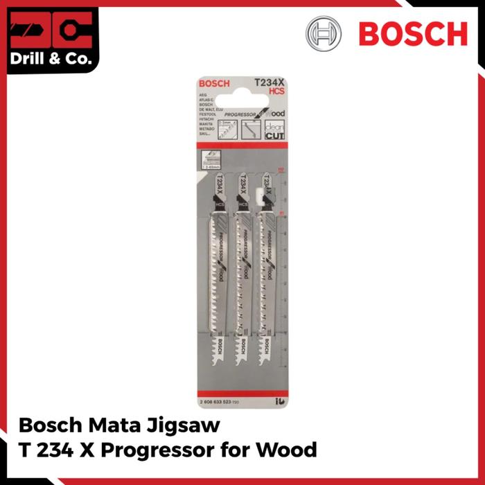 Gambar Mata Gergaji Jigsaw Bosch T234X (3Pcs) dari Drill&Co Kota Administrasi Jakarta Barat Tokopedia
