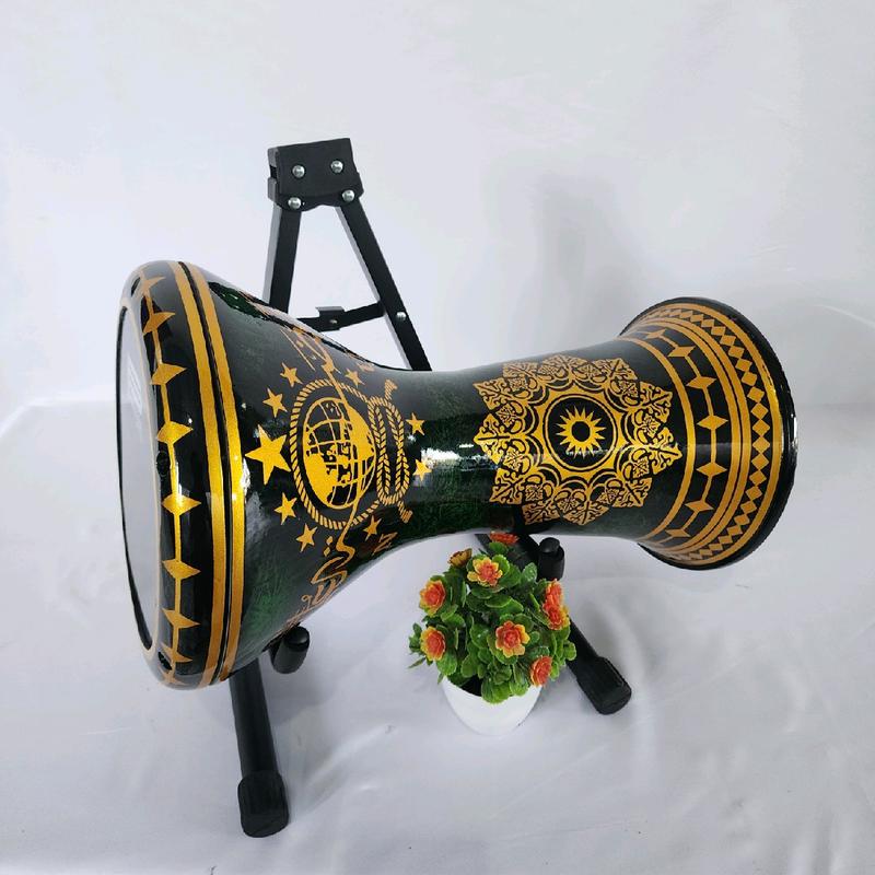 Darbuka size 8 inci Motif NU Bonus kunci L. Aluminium 4
