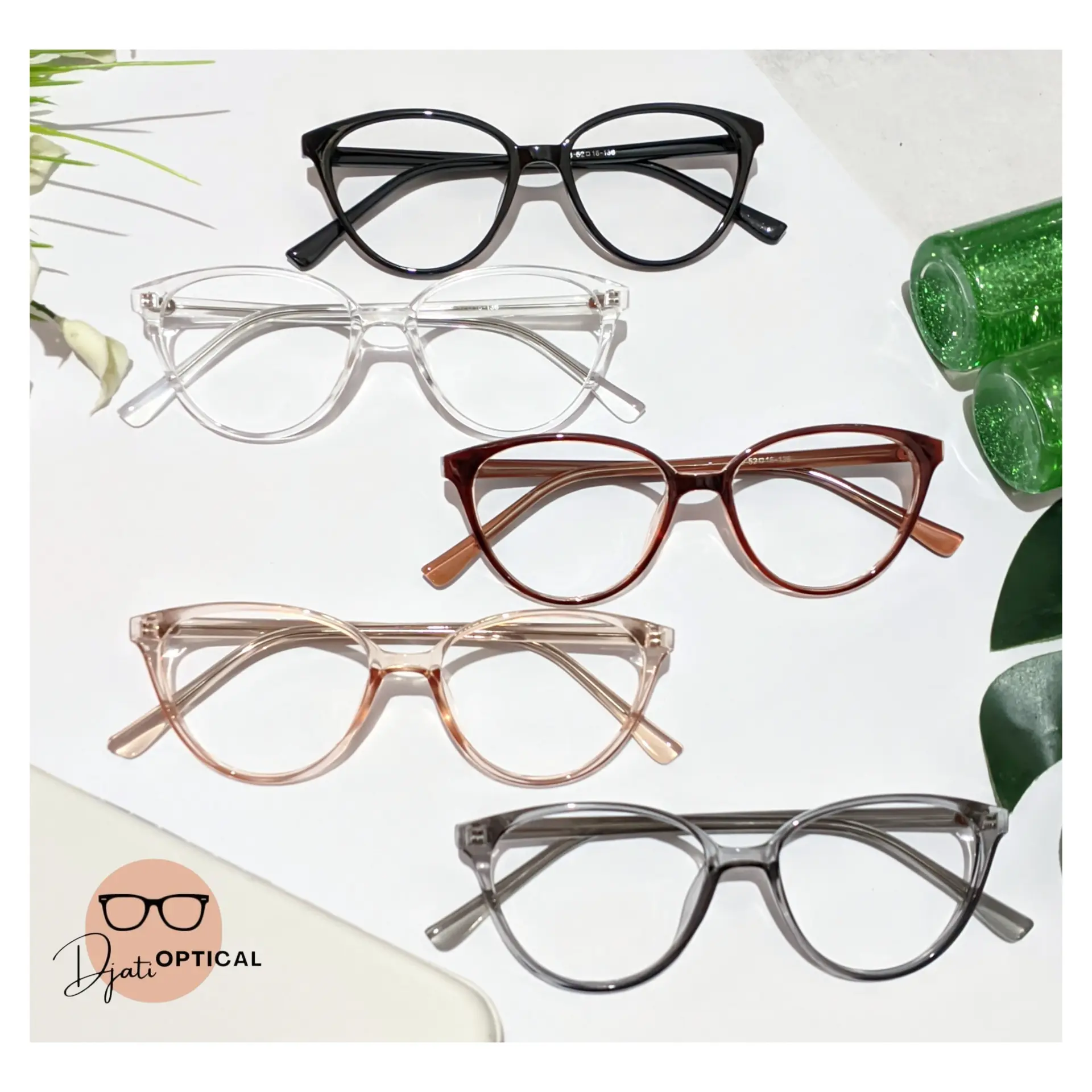 Kacamata Cat Eye 608 Antiradiasi Blueray Photocromic Bluecromic Progressive