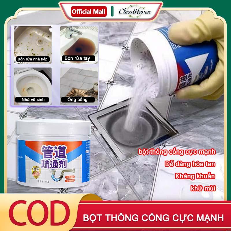 bột thông cống cực mạnh bột thông bồn cầu Thông Tắc Bồn Cầu Thông tắc cống Bồn Rửa Bát diệt vi khuẩn gây hại