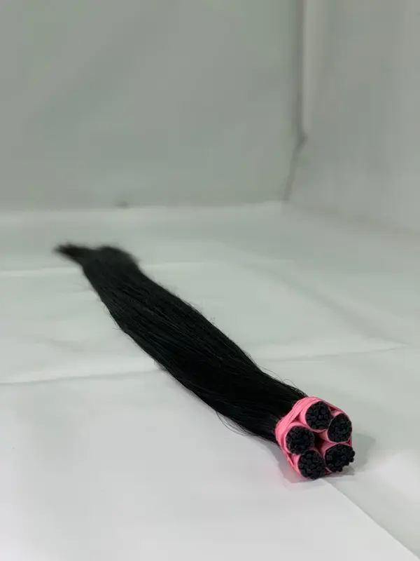 *60 CM - NATURAL HITAM - Hair Extensions 3