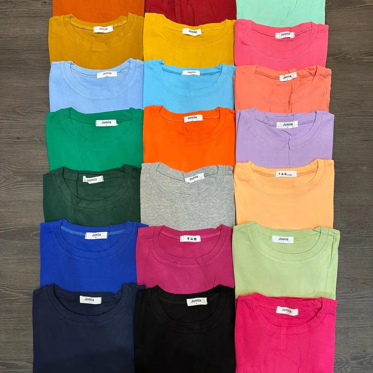 SA [ O-BESAR JOMILA ] KAOS BASIC polos  Atasan WANITA  STANDART tangan  Pendek LEHER O-NECK IMPORT PREMIUM Lembut Tebal Baju Oversize Tee