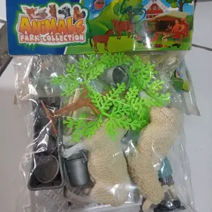 animals sapi dan kandang pohon dan orang cocok buat anak yg lagi belajar tentang hewan