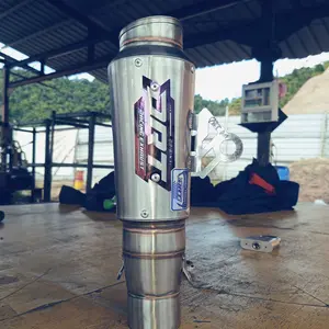 Knalpot Kompetisi dragbike Roadrace 110cc-200cc  Vega Jupiter  karisma supra Blade Revo - drt racing  Motorcycle free laser nama