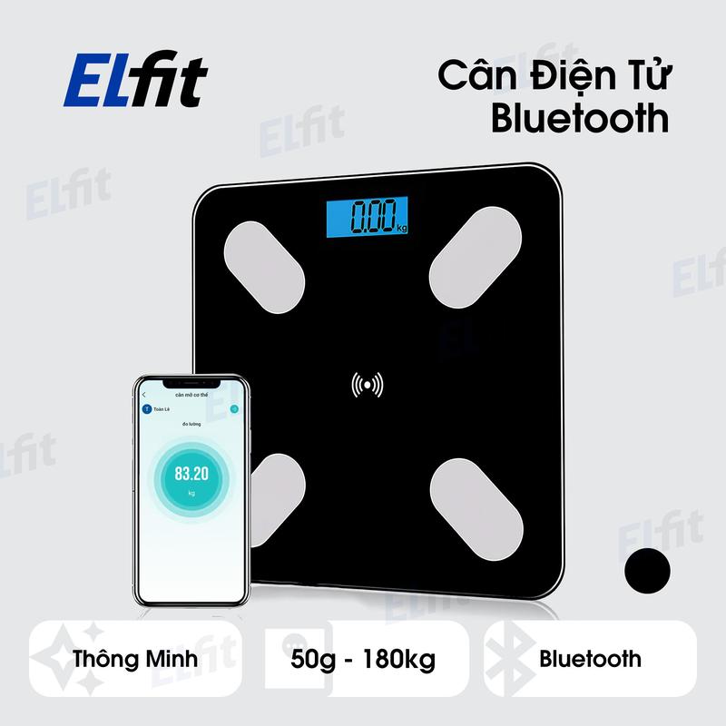 Cân Sức Khỏe Điện Tử Thông Min Kèm Pin Phân Tích Chỉ Số Cơ Thể Kết Nối Bluetooth Kiểu Dáng Hiện Đại Nhỏ Gọn Nhiều phép đo thành phần cơ thể 2