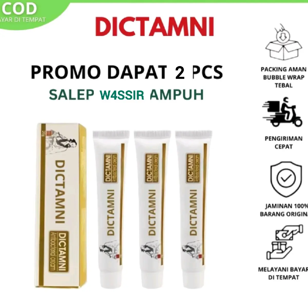 TERLARIS 2 Pcz Krim Dic Tam Ni 20 gram