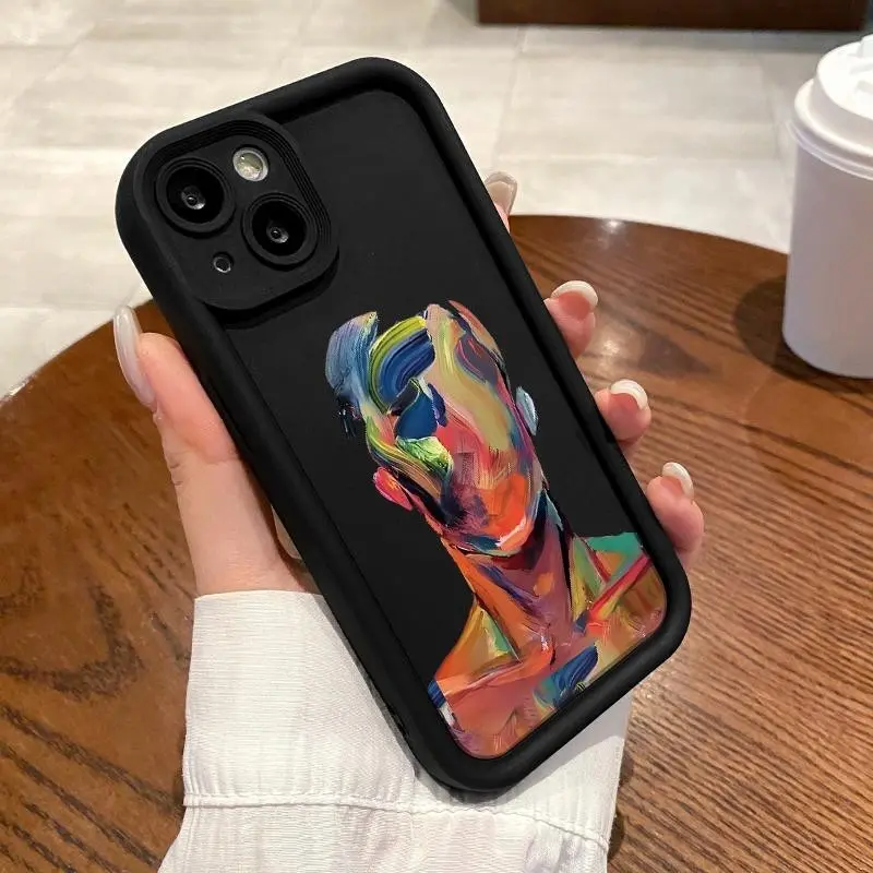 Case For Iphone 13 11 11 Pro Max 6 6S 6Plus 6S Plus 7 Plus 8 Plus 7 8 SE 2020 2022 X XS XR 6p 6sp 7p 8p SE2 SE3 10 Ten Casing HP Softcase Silicone Kesing Cesing Phone Soft Cassing Untuk Artistic Minim