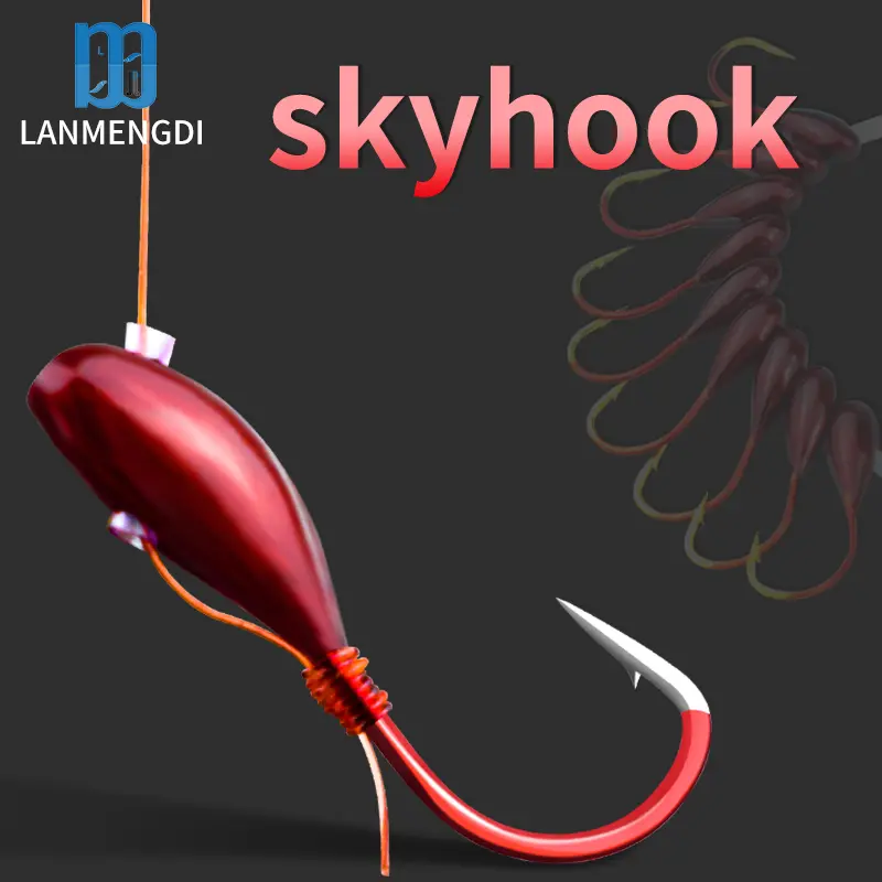 [LANMNEGDI] 50pcs Chaotian Hook Genuine Fish Hook Bulk Jinhai Xiqianyou Izu Maru World New Style Stream Wild Fishing Crucian Carp Special Hook