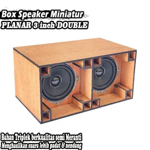 Box Speaker Miniatur Planar 3 Inch || Box Miniatur