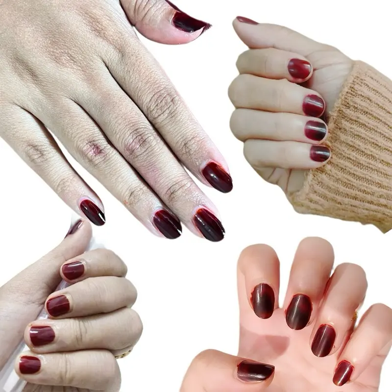 ( BARU ) RAMADAN SERU Rahma Henna Maroon Sultan Dark Kemasan 15ml SPECIAL RAMADAN 2025 Pewarna Nail Kuku 4