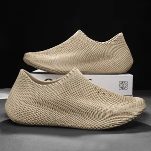 [Modis & Praktis] Sendal Viral Kekinian Pria Pantai Sandal Shoes Ringan Nyaman Sol Lembut Size 40 Slip-on Ideal untuk Musim Panas Desain Tertutup Depan Serbaguna untuk Aktivitas Santai dan Olahraga