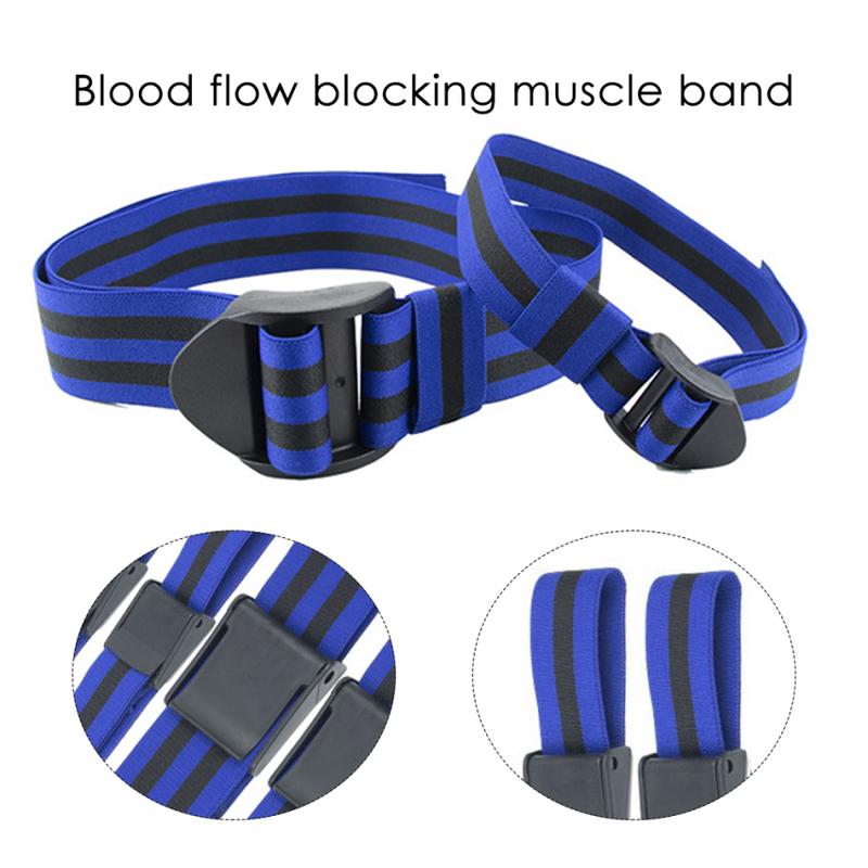 Product Introduction of Fitness occlusion training belt arm leg muscle fitness equipment bodybuilding blood flow restriction belt sports accessories 12