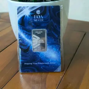 SILVER EOA silver murni 999.5 (kadar) pricelist sesuai update harga harian, tersedia dari ukuran 1gr, 5gr, 10gr, 25gr, 50gr, 100gr, 250gr