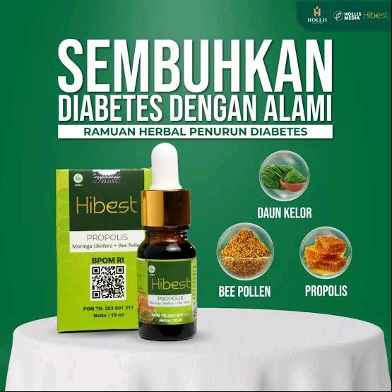 Jamu Tetes Hibest Propolis Asli Bpom Atasi Diabetes Kolesterol Hipertensi Original Ampuh 0