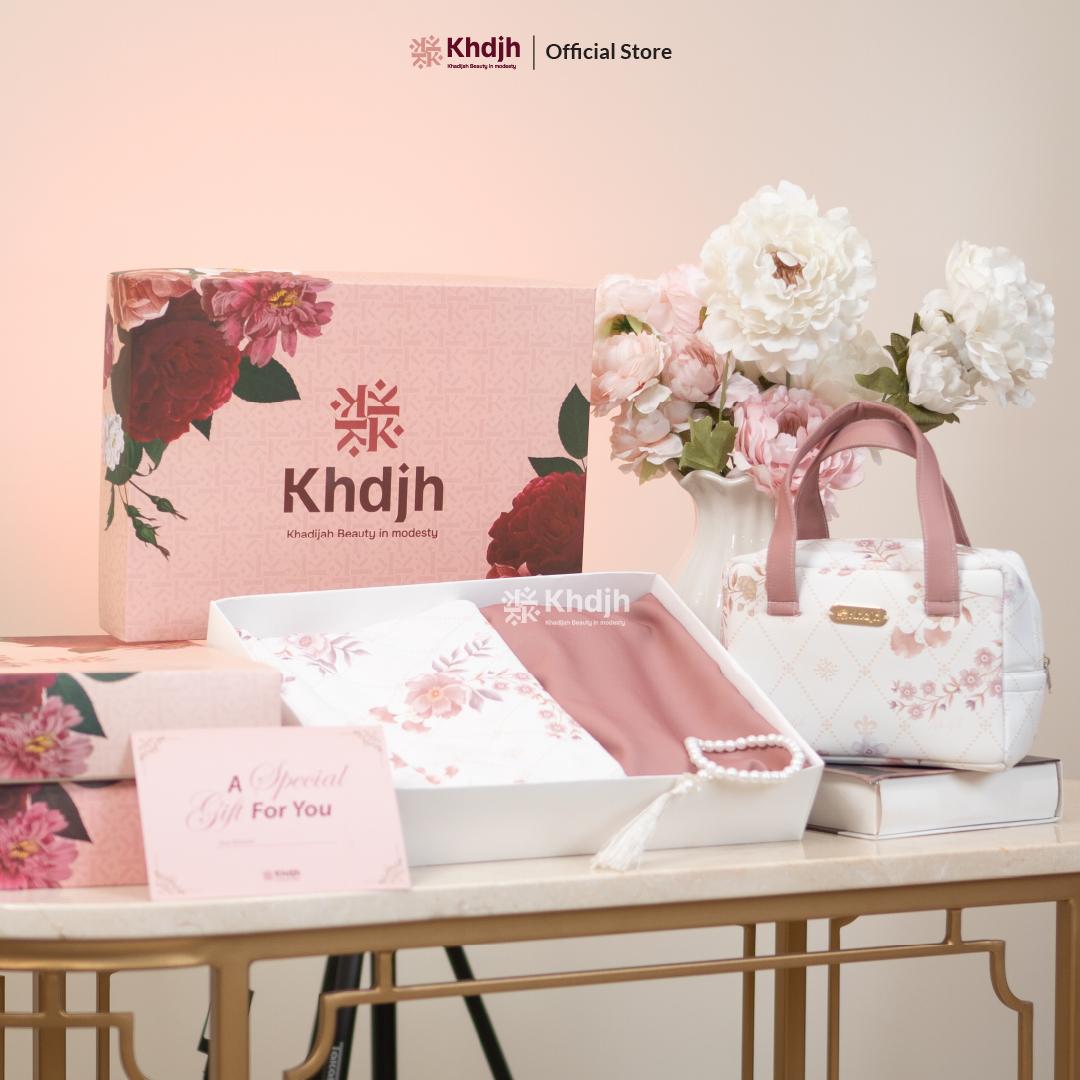 KhadijahLabel HAMPERS Mukena Set Dewasa Jumbo Daily Cloudmist Spesial Gift