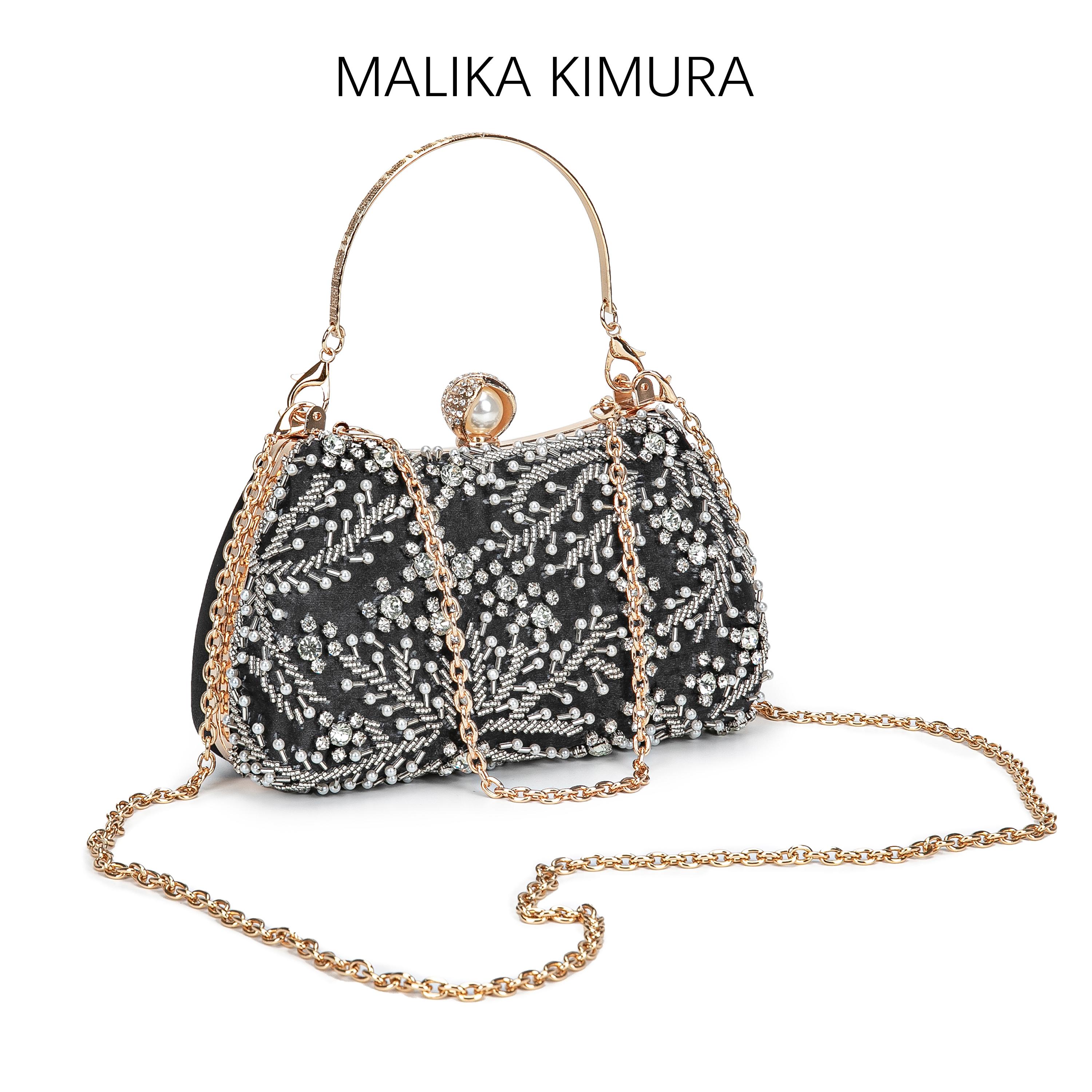 MALIKA KIMURA - Tas tangan rantai wanita / Tas fashion bag / Tas shoulder bag / Tas sling bag wanita / Tas makan malam / Tas perjamuan / Tas pesta / Tas pesta wanita / Clutch bag#821