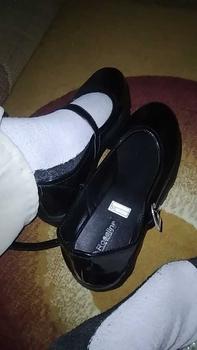 Product Review of Sepatu loafers wanita sepatu Loly MJ Hitam Putih Shoes Sandal Sendal fantofel  korea from ن**ن 1