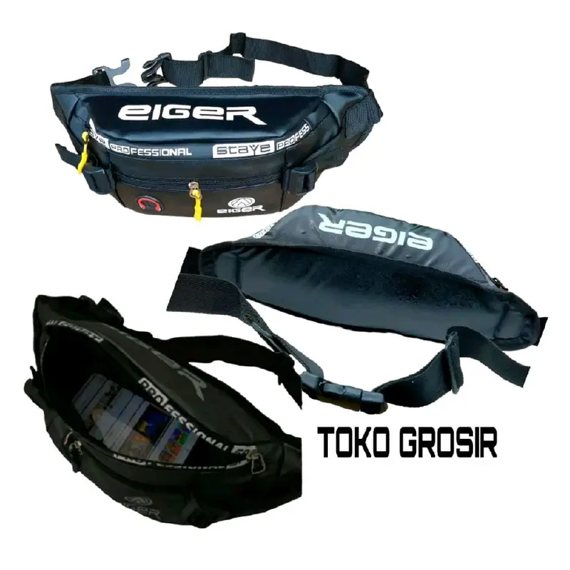 Tas SLEMPANG pria wanita anti air Tas distro WATERPROOF bag tas dada tas pinggang keren cowok crossbody premium 4