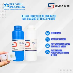Original Siraya Tech Defiant Clear Silicone Two Parts Mold Making Kit for 3D Printer