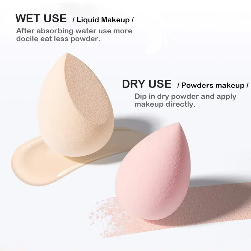 FEPO Set 4 mút tán trang điểm hình trứng  có thể sử dụng khô và ướt tiện dụng 5