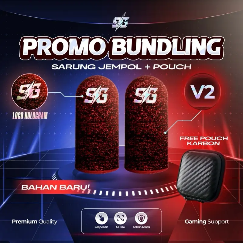 MERAH V2 +POUCH CARBON