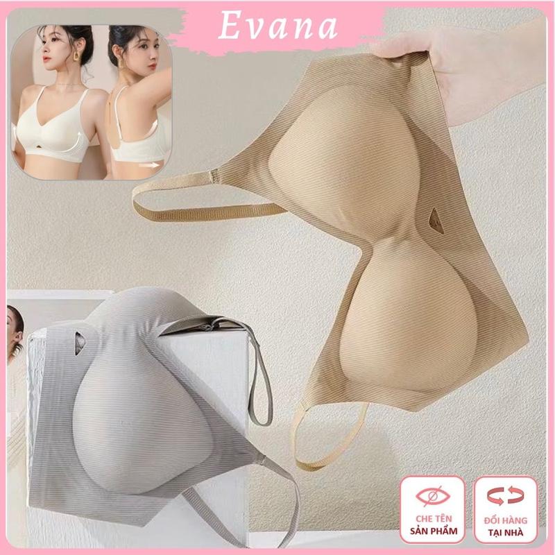 [Hàng Đẹp] COMBO Áo Lót Nữ Nâng Vòng 1 Không Gọng Chất Su Mát, Mút 3cm Giọt Nước Gom Quả Chống Xệ, Bản Lưng To Hạn Chế Ngấn Lưng [EVA168]