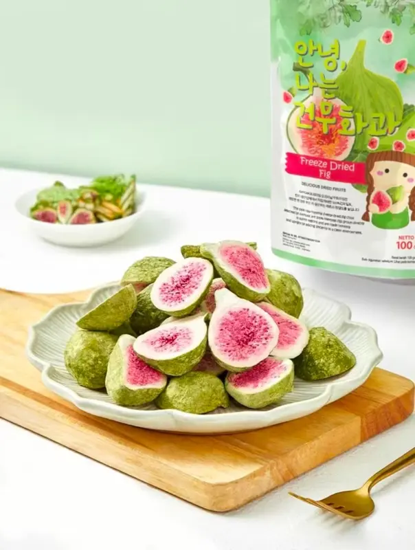 FREEZE DRIED FIGS - SNACK BUAH TIN KERING - CEMILAN BUAH BEKU KERING 100 % BUAH SEGAR ASLI PILIHAN TERBAIK 2