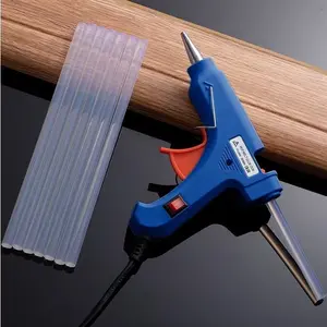 ALAT LEM TEMBAK + ISI 12pcs glue gun lem bakar