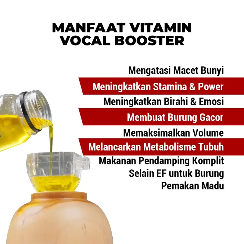 Vocal Booster Umi Kasum Minuman Burung Isian Multivitamin Penggacor Burung Masteran 2