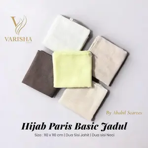 ABABIL SCARVES ~ Hijab Segi Empat Paris Basic Jadul Muslim by Varisha