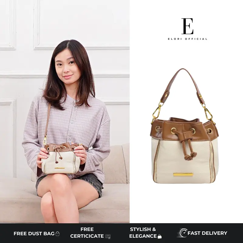 ELORI - BRENDA BAG / TAS SELEMPANG WANITA / TAS FASHION WANITA TERLARIS / TAS SELEMPANG MURAH COD / SLING BAG / SHOULDER BAG / TAS KULIAH / TAS KERJA Kulit Premium | Slingbag 0