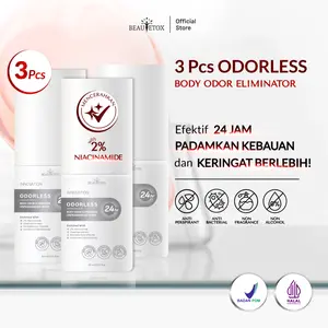 [BUNDLE] Beautetox Odorless Deodorant Spray Unfragrance Mencerahkan Niacinamide Pencerah Memudarkan