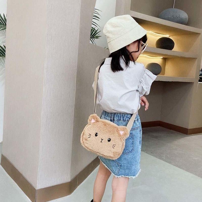 tas selempang anak perempuan lucu karakter kucing 8
