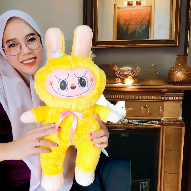 Boneka Labubu The Monsters boneka viral baru 50 cm 0