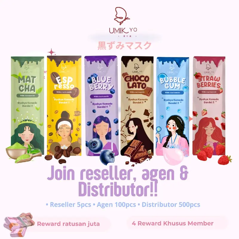 Masker Komedo Umikyo Coffee Kering Wajah - 15g 0