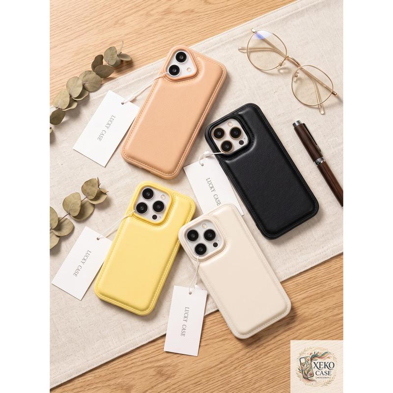 Ốp Lưng Iphone Ốp Giả Da Trơn_Chống Sốc Toàn Diện- xekocase /18 promax/ 17 promax/ 16promax/ 15 promax/ 14 promax/ iphone 14 / iphone13 / Full dòng máy