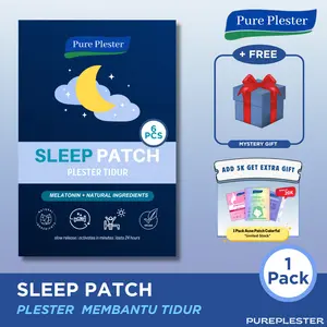 ￼Pure Plester Sleeping Patch / Plester Tidur Solusi Insomnia - Melatonin Formula