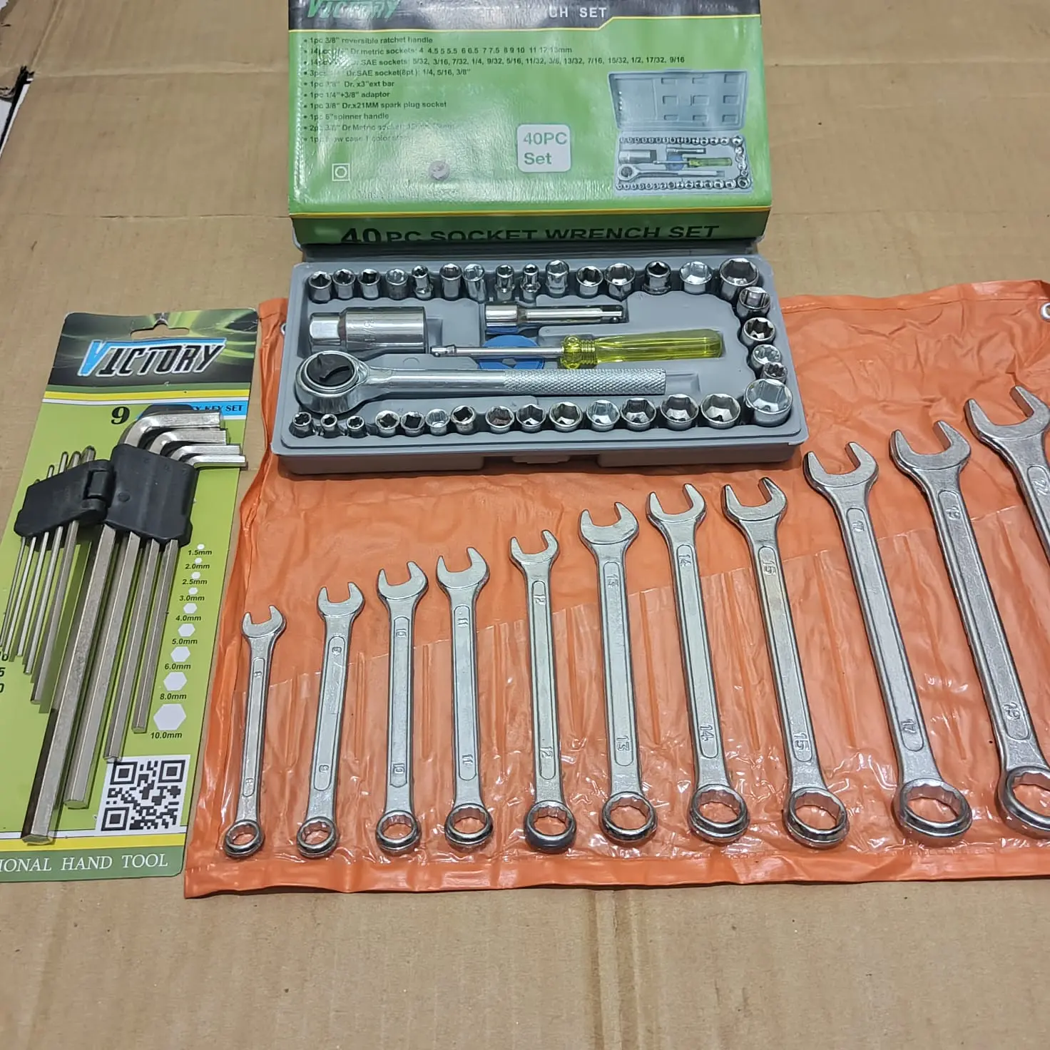 PAKET Kunci shock 40 pcs + Kunci L 9 Set + Kunci ring pas 11 pcs diamond ( Ready Cod ) sok tekiro