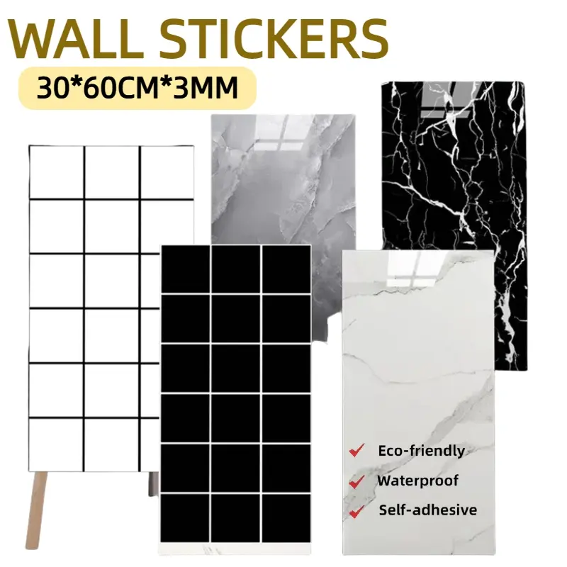 1PCS Wallpaper Dinding Vinyl Marble 30x60 cm / Marbel Granit / Stiker Keramik