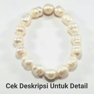 GELANG NATURAL MUTIARA AIR TAWAR MEWAH DAN TERMURAH