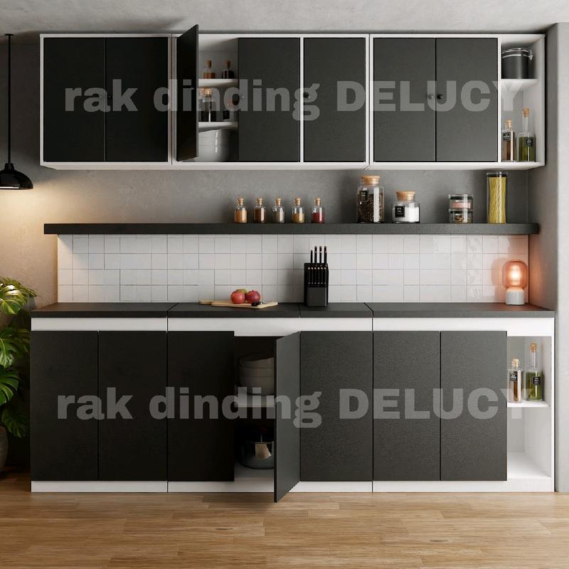 Kitchen Set Lemari Dapur Kabinet Dapur Atas Bawah Minimalis  Multifungsi Serbaguna 4