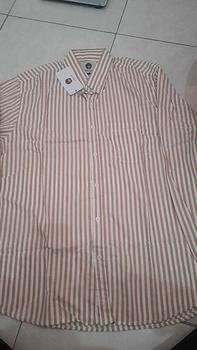 Product Review of Kemeja Pria Garis WOODCUTTER Basic Butcher Stripe - Brown Lengan Panjang from l**, j** 1