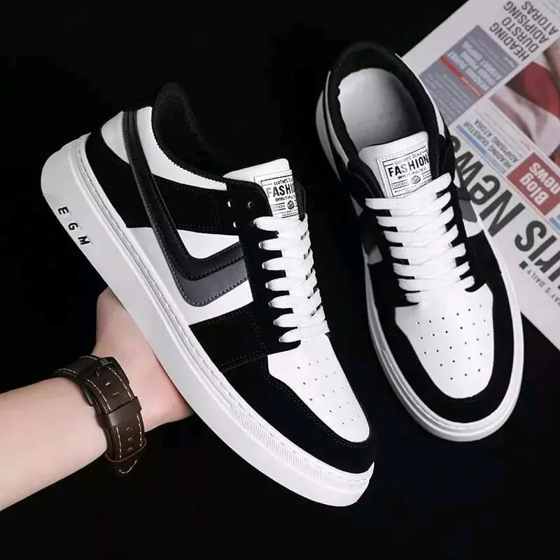 Sepatu Ket Casual Pria Tren Korea Style Sneaker Kasual Shoes Olahraga