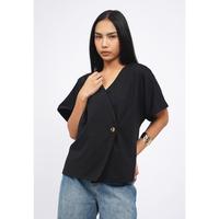 Gambar EXECUTIVE V-Neck Short Sleeve Batwing Blouse 5-BSKKSG226A041 Black - BLACK, S dari Executive Indonesia Kota Bekasi 1 Tokopedia
