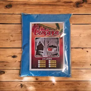 Rendem Kelambu Tidur Jumbo Polos Ukuran 180x200 Biru Tahan Angin Windproof - Pink, Kuning, Merah, Hijau